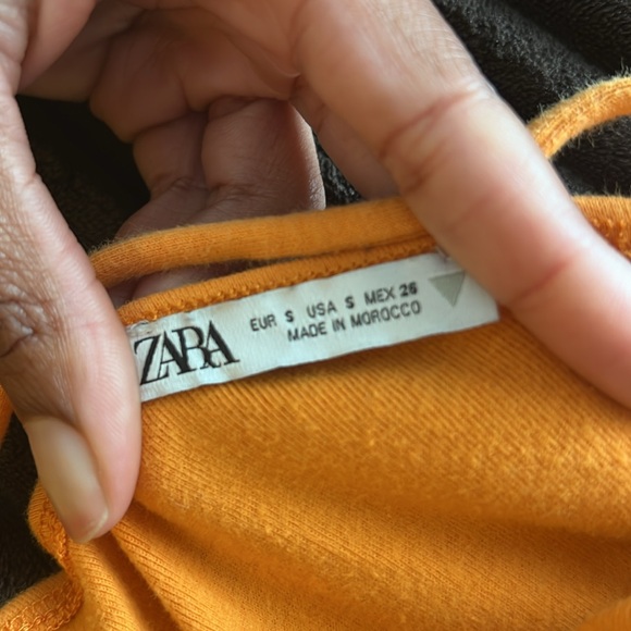 Zara Fitter Midi Dress Orange - Picture 2 of 3